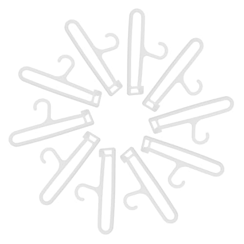 FUNOMOCYA 10 Stück Teiliges Miniatur Puppen kleiderbügel aus Robustem Kunststoff Langlebig und Biegefest Vielseitig für Puppenkleider und Zubehör Platzsparend und Modern für Puppenschränke FUNOMOCYA 10 Stück Teiliges Miniatur Puppen kleiderbügel aus Robustem Kunststoff Langlebig und Biegefest Vielseitig für Puppenkleider und Zubehör Platzsparend und Modern für Puppenschränke von FUNOMOCYA