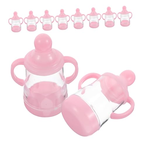 FUNOMOCYA 10 Stück Teiliges Shower Candy Favor Boxen in Flaschenform Rosa Kunststoff Süßigkeitenbehälter für Babyparty Dekoration Vielseitig als Spielzubehör Geeignet FUNOMOCYA 10 Stück Teiliges Shower Candy Favor Boxen in Flaschenform Rosa Kunststoff Süßigkeitenbehälter für Babyparty Dekoration Vielseitig als Spielzubehör Geeignet von FUNOMOCYA