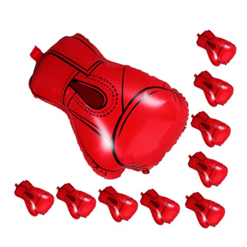 FUNOMOCYA 10 Stück Teiliges Sportliche Luftballons Selbstabdichtende Aluminiumfolie Boxhandschuh-ballons Lebendige Rote Boxhandschuh-dekoration für Geburtstagsfeiern Wrestling-partys FUNOMOCYA 10 Stück Teiliges Sportliche Luftballons Selbstabdichtende Aluminiumfolie Boxhandschuh-ballons Lebendige Rote Boxhandschuh-dekoration für Geburtstagsfeiern Wrestling-partys von FUNOMOCYA