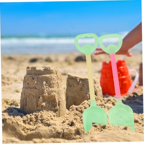 FUNOMOCYA 10 Stück Teiliges Strandspielzeug Kunststoff Sandschaufeln Robustes Sandspielzeug für Jungen und Mädchen Spielerische der Feinmotorik Am Strand und Sandkasten Zufällige Farbe von FUNOMOCYA