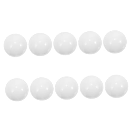 FUNOMOCYA 10 Stück Teiliges Weiße Roulette walzenperlen Dynamische Spielkugeln für Partyspiel Vielseitige Tischspiel ergänzung Stilvolle Perlen für Roulette räder von FUNOMOCYA