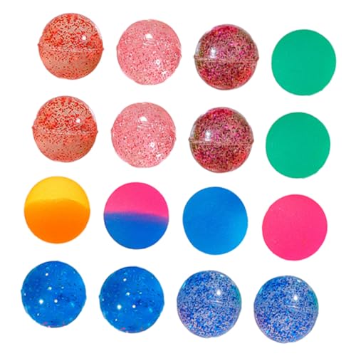 FUNOMOCYA 100 Stück Teiliges Bunte Elastische Gummibälle Dekorative Hüpfbälle für Weiche Stressabbau Spielzeuge Langlebige Farbenfrohe Springbälle für Party und Alltagsspiel von FUNOMOCYA