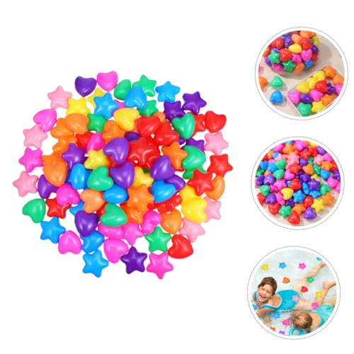 FUNOMOCYA 100 Stück Teiliges Stern und Herzförmige Kunststoffbälle Bruchsichere Ocean Balls für Kleinkinder Indoor Spielbereich und Party für Laufstall Poolzelt Kindergeburtstag FUNOMOCYA 100 Stück Teiliges Stern und Herzförmige Kunststoffbälle Bruchsichere Ocean Balls für Kleinkinder Indoor Spielbereich und Party für Laufstall Poolzelt Kindergeburtstag von FUNOMOCYA