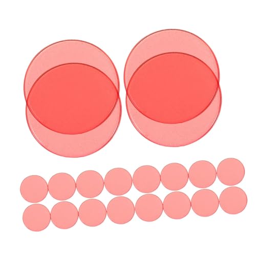 FUNOMOCYA 100 Stück Teiliges Transparente Bingo Chips Kleine Runde Zählsteine für Mathe Lernhilfen Klassenzimmer Zählwerkzeuge Frühe Bildung Farbwahl Transparent Rot FUNOMOCYA 100 Stück Teiliges Transparente Bingo Chips Kleine Runde Zählsteine für Mathe Lernhilfen Klassenzimmer Zählwerkzeuge Frühe Bildung Farbwahl Transparent Rot von FUNOMOCYA