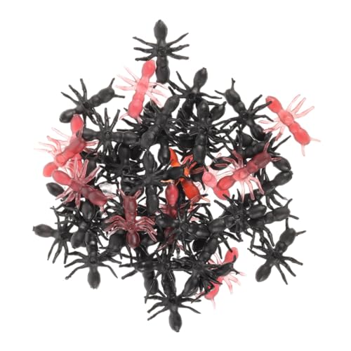 FUNOMOCYA 1000 Stück Realistische Plastikameisen Vielseitige Insekten-deko für Halloween Garten Lernmodelle zur Naturerkundung und Pädagogischem Einsatz Leicht Handlich Praxistauglich von FUNOMOCYA
