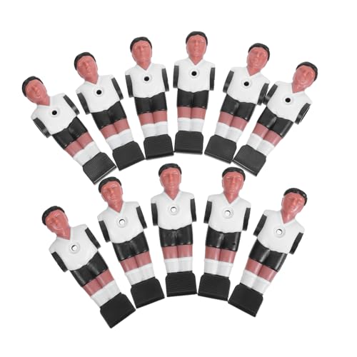 FUNOMOCYA 11 Stück Teiliges Tischfußball Ersatzspieler aus Stabilem Kunststoff mit Glatter Beschichtung Realistische Steuerung Passend für Foosball Tisch als Austausch für Abgenutzte Figuren von FUNOMOCYA