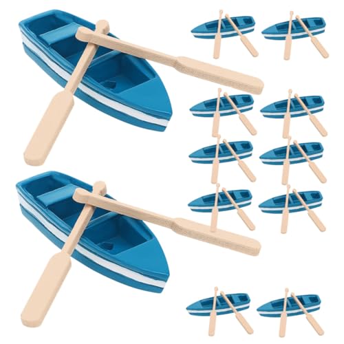 FUNOMOCYA 12 Sätze Teiliges Mini-holzboote mit Rudern Handgefertigte Miniatur-kanus für Feengarten Puppenhaus-deko DIY Bastelprojekte und Individuelle Wohnraumgestaltung FUNOMOCYA 12 Sätze Teiliges Mini-holzboote mit Rudern Handgefertigte Miniatur-kanus für Feengarten Puppenhaus-deko DIY Bastelprojekte und Individuelle Wohnraumgestaltung von FUNOMOCYA
