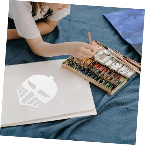 FUNOMOCYA 12 Stück Diy Graffiti Mask für Weiße Papiermasken zum Bemalen Handbemalte Masken für Kostümpartys und Kreative Spiele für Bastelstunden und Familienaktivitäten von FUNOMOCYA