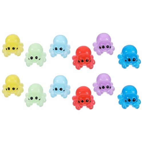 FUNOMOCYA 12 Stück Leuchtende Mini Spinnen Figuren aus Harz DIY Mikrolandschaft Zubehör für Garten Zuhause und Halloween Deko Kleine Resin Figuren mit Beruhigendem FUNOMOCYA 12 Stück Leuchtende Mini Spinnen Figuren aus Harz DIY Mikrolandschaft Zubehör für Garten Zuhause und Halloween Deko Kleine Resin Figuren mit Beruhigendem von FUNOMOCYA
