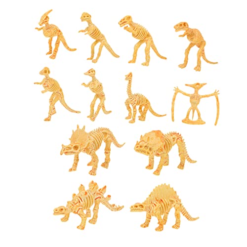 FUNOMOCYA 12 Stück Teiliges Dinosaurier Modellset Realistische Skelettfiguren Pädagogisches für Dinosaurier Partygeschenke und Sammler FUNOMOCYA 12 Stück Teiliges Dinosaurier Modellset Realistische Skelettfiguren Pädagogisches für Dinosaurier Partygeschenke und Sammler von FUNOMOCYA