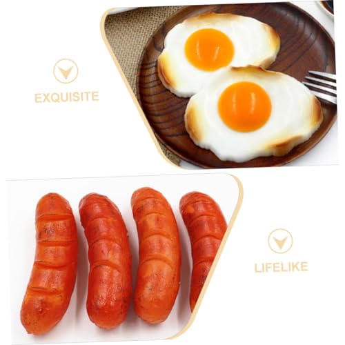 FUNOMOCYA 12 Stück Teiliges Kinderspielzeug Essen Lifelike Food Model Simulation Food Prop für Spielküche mit Wurst Mais Brokkoli Spiegelei Lebensechte Farbige Sichere Nachbildung für FUNOMOCYA 12 Stück Teiliges Kinderspielzeug Essen Lifelike Food Model Simulation Food Prop für Spielküche mit Wurst Mais Brokkoli Spiegelei Lebensechte Farbige Sichere Nachbildung für von FUNOMOCYA