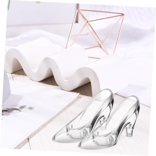 FUNOMOCYA 12 Stück Teiliges Kristall Schuhdekor Klare High Heels Funkelnde Desktop Deko Kompakte Langlebig und Pflegeleicht für Party und Wohnkultur von FUNOMOCYA