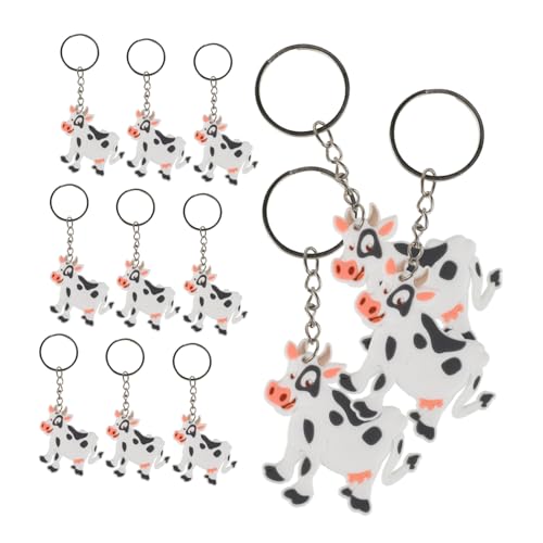 FUNOMOCYA 12 Stück Teiliges Kuh Schlüsselanhänger Süße Cartoon Tier Anhänger Leichte Taschen und Rucksack Dekoration als Geburtstags und Themenparty FUNOMOCYA 12 Stück Teiliges Kuh Schlüsselanhänger Süße Cartoon Tier Anhänger Leichte Taschen und Rucksack Dekoration als Geburtstags und Themenparty von FUNOMOCYA