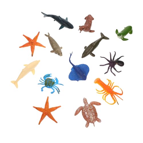 FUNOMOCYA 12 Stück Teiliges Meerestiere Modelle aus Hochwertigem Kunststoff Realistische Leichte und Detailgetreue Meereslebewesen Figuren für Lernhilfe und Dekoration FUNOMOCYA 12 Stück Teiliges Meerestiere Modelle aus Hochwertigem Kunststoff Realistische Leichte und Detailgetreue Meereslebewesen Figuren für Lernhilfe und Dekoration von FUNOMOCYA
