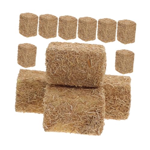 FUNOMOCYA 12 Stück Teiliges Mini Heuballen Realistische Strohballen für Puppenhaus Dekoration DIY Miniatur Bauernhof Herbst Deko Tischgestaltung FUNOMOCYA 12 Stück Teiliges Mini Heuballen Realistische Strohballen für Puppenhaus Dekoration DIY Miniatur Bauernhof Herbst Deko Tischgestaltung von FUNOMOCYA
