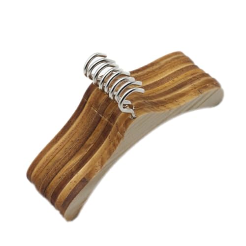 FUNOMOCYA 12 Stück Teiliges Mini Holz kleiderbügel für Puppenkleidung Doll Outfit Rack aus Naturbelassenem Holz Sicher und Platzsparend für Puppenschränke und Kinderzimmerorganisation von FUNOMOCYA