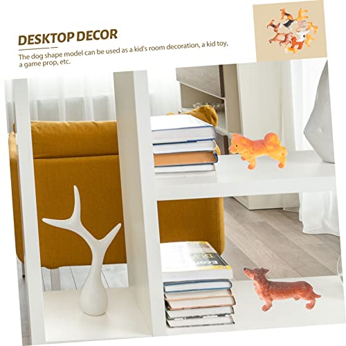 FUNOMOCYA 12 Stück Teiliges Mini Hund Figuren aus Hochwertigem Realistische Kleine Hunde Modelle Robust und Vielseitig als Kinderspielzeug Dekoration und Lernhilfe für Zuhause von FUNOMOCYA