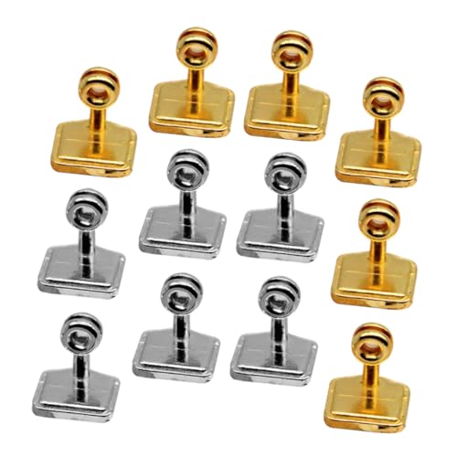 FUNOMOCYA 12 Stück Teiliges Mini Preisschild aus Legiertem Realistische Kleine Etikettenhalter Gold und Silber Rostbeständig Puppenhaus und Mikrolandschafts Accessoire FUNOMOCYA 12 Stück Teiliges Mini Preisschild aus Legiertem Realistische Kleine Etikettenhalter Gold und Silber Rostbeständig Puppenhaus und Mikrolandschafts Accessoire von FUNOMOCYA