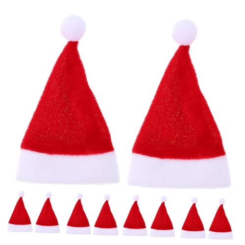 FUNOMOCYA 12 Stück Teiliges Mini Weihnachtsmützen Miniatur Santa Claus Kappen Bunte Lollipop Dekohauben Kompakte Party Accessoires für Flaschen und Süßigkeiten Dekoration Festliche FUNOMOCYA 12 Stück Teiliges Mini Weihnachtsmützen Miniatur Santa Claus Kappen Bunte Lollipop Dekohauben Kompakte Party Accessoires für Flaschen und Süßigkeiten Dekoration Festliche von FUNOMOCYA