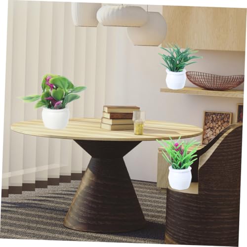 FUNOMOCYA 14 Stück Teiliges Miniatur Bonsai Lebensechte Mini Pflanzen Leichtes DIY Mikrolandschaft Modell Kleine Kunstpflanzen für Puppenhaus Haus und Gartendekoration von FUNOMOCYA