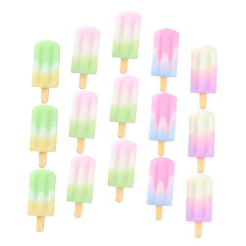 FUNOMOCYA 15 Stück Teiliges Miniatur Eiscreme Charms Bunte Resin Eisstäbchen Figuren DIY Handyhüllen Zubehör Kreative Bastelverzierung für Haaraccessoires und Geschenkdeko FUNOMOCYA 15 Stück Teiliges Miniatur Eiscreme Charms Bunte Resin Eisstäbchen Figuren DIY Handyhüllen Zubehör Kreative Bastelverzierung für Haaraccessoires und Geschenkdeko von FUNOMOCYA