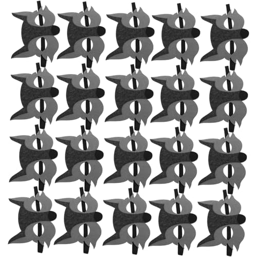 FUNOMOCYA 15 Stück Teiliges Tiermasken Wolf Design Halbgesicht Maske mit Elastischem Band für Jungelparty Halloween Kindergarten Rollenspiele und Fantasievolles FUNOMOCYA 15 Stück Teiliges Tiermasken Wolf Design Halbgesicht Maske mit Elastischem Band für Jungelparty Halloween Kindergarten Rollenspiele und Fantasievolles von FUNOMOCYA