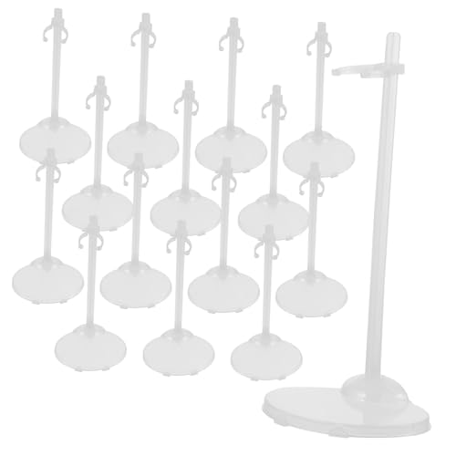 FUNOMOCYA 15 Stück Teiliges Transparentes Puppenständer Breiter Basis für Stabile Doll Support Brackets zum Display von Puppen Figuren und Modellen Regalen oder Tischen für FUNOMOCYA 15 Stück Teiliges Transparentes Puppenständer Breiter Basis für Stabile Doll Support Brackets zum Display von Puppen Figuren und Modellen Regalen oder Tischen für von FUNOMOCYA