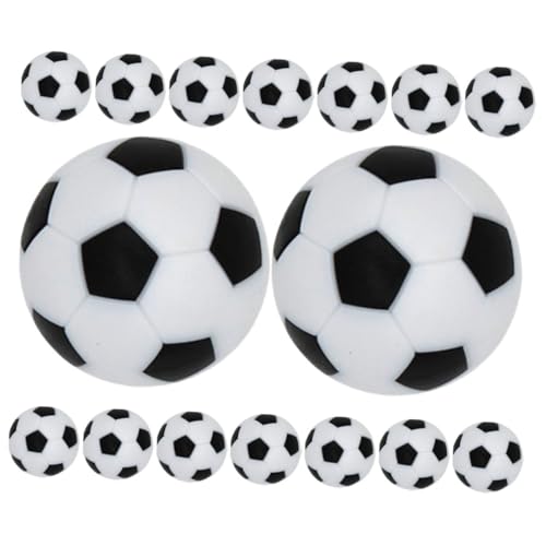 FUNOMOCYA 16 Stück Teiliges Tischfußball Ersatzbälle HIPS Material Langlebige Mini Fußball Bälle für Tischkicker Zubehör Indoor Spiel und Familienunterhaltung von FUNOMOCYA