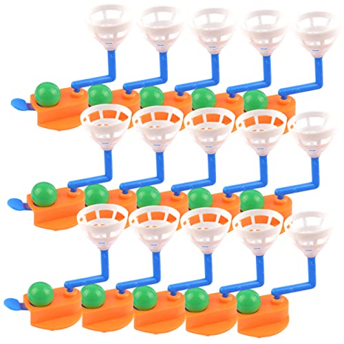 FUNOMOCYA 18 Stück Teiliges Desktop Finger Basketball Interaktives Mini Basketball Spiel Leichte Plastik Konstruktion Tragbares Geschicklichkeitsspiel für Kindergeburtstage Zufällige Farbe von FUNOMOCYA