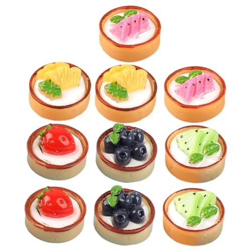 FUNOMOCYA 18 Stück Teiliges Mini Kuchen Dekorationsset aus Resin Realistische Fake für Fotografie DIY Basteln und Puppenhaus Langlebige Detailreiche Miniatur Torten Modelle von FUNOMOCYA