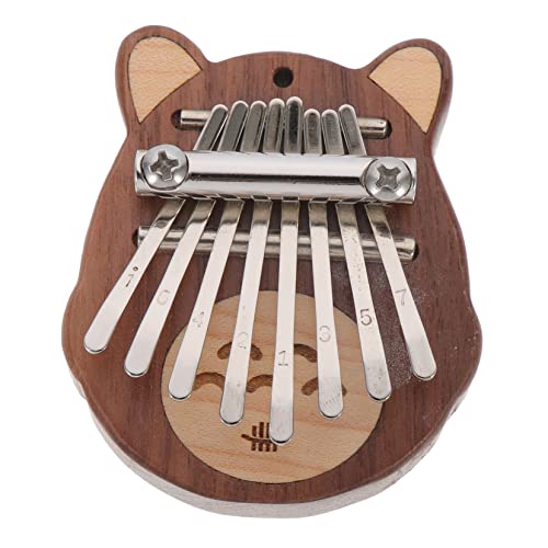 FUNOMOCYA 1Satz Kalimba aus Tasten Daumenklavier für Erwachsene Tragbares Musikinstrument mit Kette für Anfänger Leicht zu Transportieren und Wunderschöne von FUNOMOCYA