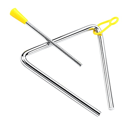 FUNOMOCYA 1Satz Musikdreieck Dreieckige Percussion mit Schlägel für Kleine Musiker Fördert Musikalische Bildung Leicht und Tragbar Geschenkidee für Familien FUNOMOCYA 1Satz Musikdreieck Dreieckige Percussion mit Schlägel für Kleine Musiker Fördert Musikalische Bildung Leicht und Tragbar Geschenkidee für Familien von FUNOMOCYA