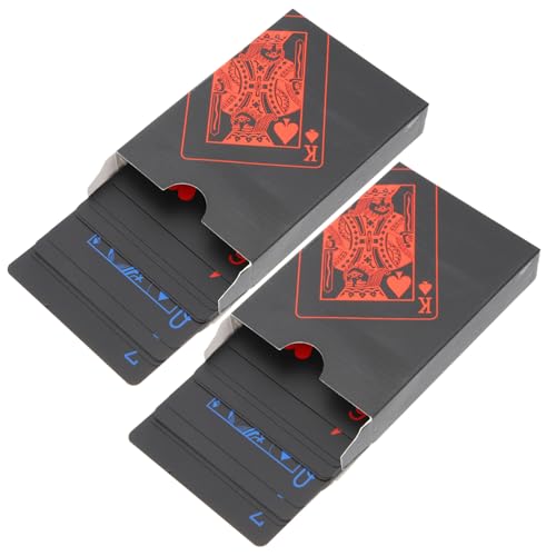 FUNOMOCYA 2 Boxen wasserdichte PVC Pokerkarten Langlebig und Farbecht Geeignet für Gesellschafts Partyspiele Handlich und Praktisch für Zuhause und Unterwegs Inklusive Aufbewahrungsbox FUNOMOCYA 2 Boxen wasserdichte PVC Pokerkarten Langlebig und Farbecht Geeignet für Gesellschafts Partyspiele Handlich und Praktisch für Zuhause und Unterwegs Inklusive Aufbewahrungsbox von FUNOMOCYA