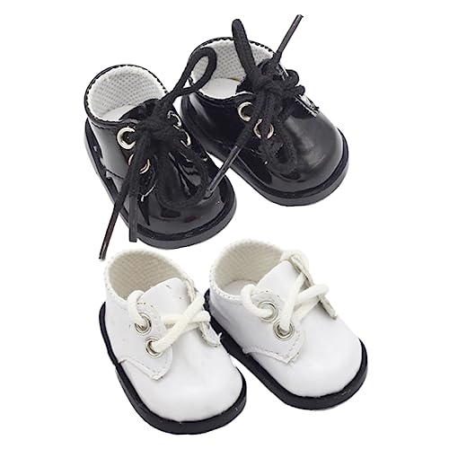 FUNOMOCYA 2 Paare Miniatur Puppenschuhe aus Hochwertigem Material Handgefertigte DIY Sportschuhe für Plüschpuppen Dekoration und Zubehör für Puppenkleidung Schwarz und Weiß FUNOMOCYA 2 Paare Miniatur Puppenschuhe aus Hochwertigem Material Handgefertigte DIY Sportschuhe für Plüschpuppen Dekoration und Zubehör für Puppenkleidung Schwarz und Weiß von FUNOMOCYA