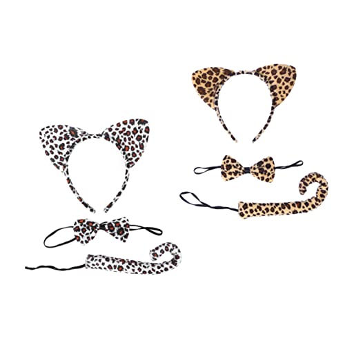 FUNOMOCYA 2 Sätze Kindergarten Kostümset Niedliche Katzenohren Stirnbänder mit Leopardenmuster Abnutzungsfestes Tierkopfschmuck Tanz Party dekoration Jungen und Mädchen Geeignet FUNOMOCYA 2 Sätze Kindergarten Kostümset Niedliche Katzenohren Stirnbänder mit Leopardenmuster Abnutzungsfestes Tierkopfschmuck Tanz Party dekoration Jungen und Mädchen Geeignet von FUNOMOCYA