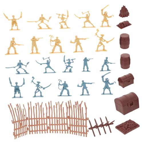 FUNOMOCYA 2 Sätze Piraten Soldaten Figuren Detaillierte Kunststoff Piratensoldaten mit Zubehörteilen Robustes Armee für Kreatives Rollenspiel und Sammler FUNOMOCYA 2 Sätze Piraten Soldaten Figuren Detaillierte Kunststoff Piratensoldaten mit Zubehörteilen Robustes Armee für Kreatives Rollenspiel und Sammler von FUNOMOCYA