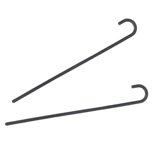 FUNOMOCYA 2 Sätze Schwarze Zauberer Krücken Party Requisiten Halloween Dekorative Partykrücke für Rollenspiele und Kostümpartys von FUNOMOCYA