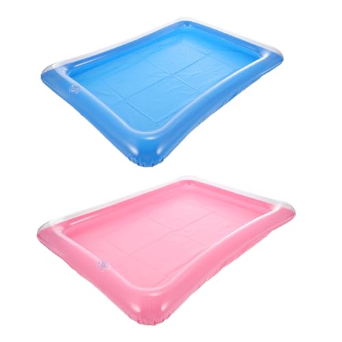 FUNOMOCYA 2 Stück Aufblasbares Tablett für Getränke und Snacks Multifunktionales Schwimmendes Tablett für Pool Strand und Partys für Getränke FUNOMOCYA 2 Stück Aufblasbares Tablett für Getränke und Snacks Multifunktionales Schwimmendes Tablett für Pool Strand und Partys für Getränke von FUNOMOCYA