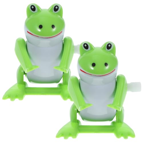 FUNOMOCYA 2 Stück Aufziehspielzeug Frosch aus Sicherem Abs Energiesparendes Kinderfreundlich mit Glatten Kanten als Lustiges Kinderspielzeug und Koordination und Fantasie von FUNOMOCYA