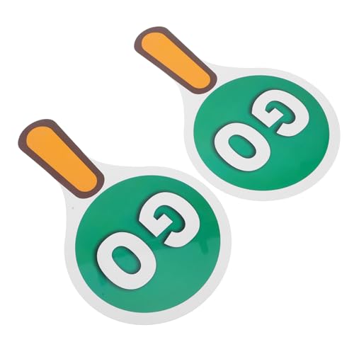 FUNOMOCYA 2 Stück Doppelseitiges Handzeichen Stop go Schild Rot Grün aus Robustem Kunststoff für Verkehrssicherheit Spiel und Unterricht Verkehrsschild Outdoor FUNOMOCYA 2 Stück Doppelseitiges Handzeichen Stop go Schild Rot Grün aus Robustem Kunststoff für Verkehrssicherheit Spiel und Unterricht Verkehrsschild Outdoor von FUNOMOCYA