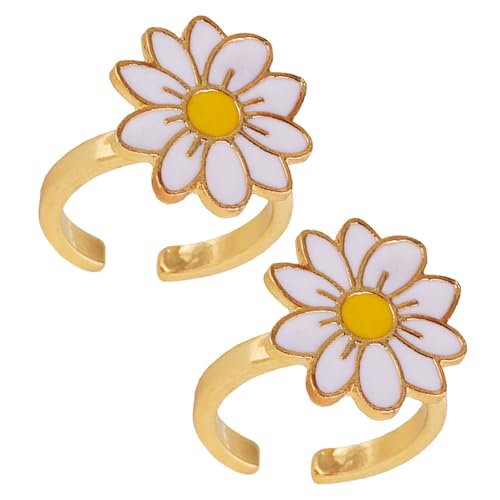 FUNOMOCYA 2 Stück Fidget Ring Rotierender Stressabbau Schmuck Leichtes Zinklegierung Angst Ring Beruhigungsspielzeug für Jungen Mädchen FUNOMOCYA 2 Stück Fidget Ring Rotierender Stressabbau Schmuck Leichtes Zinklegierung Angst Ring Beruhigungsspielzeug für Jungen Mädchen von FUNOMOCYA