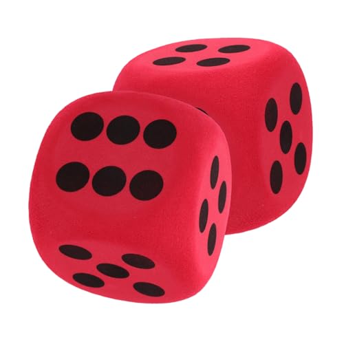 FUNOMOCYA 2 Stück Große Eva Schaumstoffwürfel Set mit Abgerundeten Ecken Leichte Würfel für Sichere Spiel und Lernrequisiten für Klassenzimmer Partys und Interaktive Aktivitäten FUNOMOCYA 2 Stück Große Eva Schaumstoffwürfel Set mit Abgerundeten Ecken Leichte Würfel für Sichere Spiel und Lernrequisiten für Klassenzimmer Partys und Interaktive Aktivitäten von FUNOMOCYA
