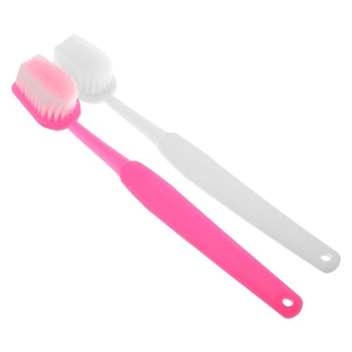 FUNOMOCYA 2 Stück Große Zahnbürsten Requisiten Teiliges Perlmuttweiß und Rosa Vielseitige Übergroße Foto Requisite für Erwachsene Einzigartige Party Dekoration und Halloween Streichspielzeug FUNOMOCYA 2 Stück Große Zahnbürsten Requisiten Teiliges Perlmuttweiß und Rosa Vielseitige Übergroße Foto Requisite für Erwachsene Einzigartige Party Dekoration und Halloween Streichspielzeug von FUNOMOCYA