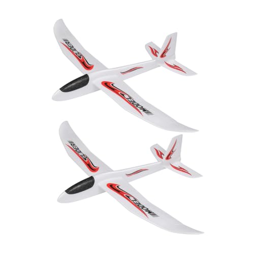 FUNOMOCYA 2 Stück Großer Leichter Schaumstoff Handwurf Flugzeug für Leicht Fliegender Outdoor Segelflieger Sicher und Spaßig für Jungen und Mädchen FUNOMOCYA 2 Stück Großer Leichter Schaumstoff Handwurf Flugzeug für Leicht Fliegender Outdoor Segelflieger Sicher und Spaßig für Jungen und Mädchen von FUNOMOCYA