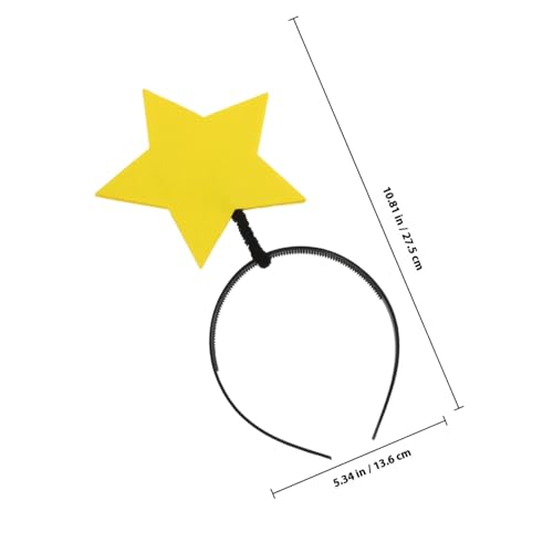FUNOMOCYA 2 Stück Haarband Fünfzackiger Stern Kopfschmuck Superleichtes Stirnband für Party Bühne Halloween Kostüm Zubehör für Mädchen Jungen FUNOMOCYA 2 Stück Haarband Fünfzackiger Stern Kopfschmuck Superleichtes Stirnband für Party Bühne Halloween Kostüm Zubehör für Mädchen Jungen von FUNOMOCYA
