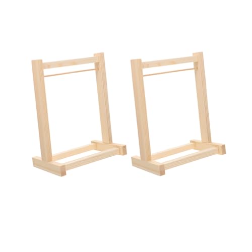 FUNOMOCYA 2 Stück Holz Kleiderständer Puppenhaus Möbel Miniatur Garderobe Platzsparend Einfach Montage Für Puppenkleidung Zubehör Organisieren Für Verschiedene Puppengrößen FUNOMOCYA 2 Stück Holz Kleiderständer Puppenhaus Möbel Miniatur Garderobe Platzsparend Einfach Montage Für Puppenkleidung Zubehör Organisieren Für Verschiedene Puppengrößen von FUNOMOCYA