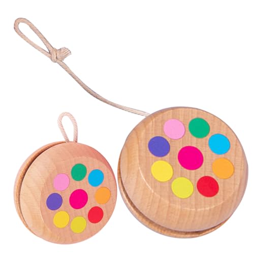 FUNOMOCYA 2 Stück Holz Yo yo für Robustes Holzmaterial Handliches Outdoor Fingerspiel Fördert Hand Auge koordination und Motorische Fähigkeiten Sichere Spielbälle FUNOMOCYA 2 Stück Holz Yo yo für Robustes Holzmaterial Handliches Outdoor Fingerspiel Fördert Hand Auge koordination und Motorische Fähigkeiten Sichere Spielbälle von FUNOMOCYA