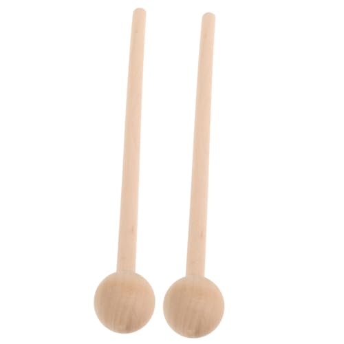 FUNOMOCYA 2 Stück Kindgerechte Xylophon Schlägel aus Robustem Holz ohne Scharfe Kanten für Musikunterricht im Kindergarten Langlebige Mallets für Spielerisches Musikinstrument Lernen von FUNOMOCYA
