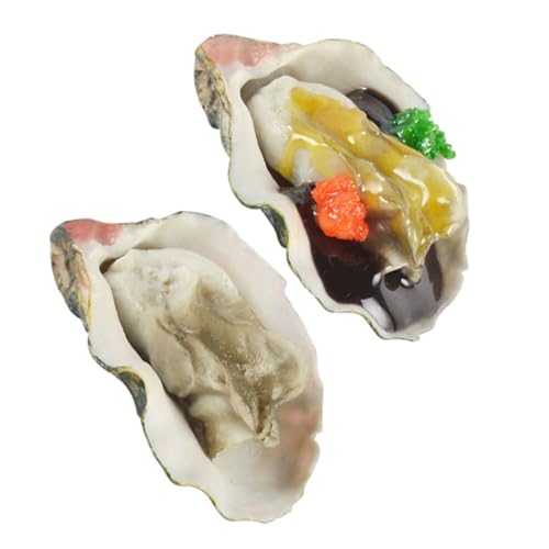FUNOMOCYA 2 Stück Künstliche Austern aus Realistische Meeresfrüchte Deko Langlebiges Lebensmittelmodell für Küche Party und Spielküche Leicht zu Reinigen Detailgetreue Nachbildung FUNOMOCYA 2 Stück Künstliche Austern aus Realistische Meeresfrüchte Deko Langlebiges Lebensmittelmodell für Küche Party und Spielküche Leicht zu Reinigen Detailgetreue Nachbildung von FUNOMOCYA