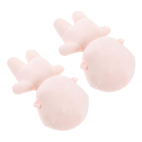 FUNOMOCYA 2 Stück Kuschelige Blanko Puppe mit Skelett Weicher Plüschstoff Niedlicher Glatter Puppenkörper für DIY bastelprojekte Kreatives Kleines Stofftier FUNOMOCYA 2 Stück Kuschelige Blanko Puppe mit Skelett Weicher Plüschstoff Niedlicher Glatter Puppenkörper für DIY bastelprojekte Kreatives Kleines Stofftier von FUNOMOCYA